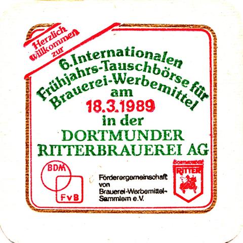 dortmund do-nw ritter first quad 2b (185-tauschbörse 1989)